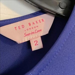 Ted Baker Cap Sleeve Skater Dress